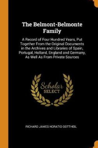 Cover of The Belmont-Belmonte Family