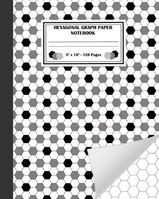 Book cover for Hexagonal Graph Paper Notebook