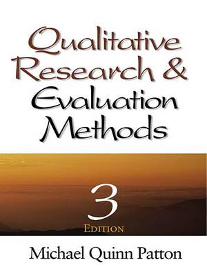 Book cover for Qualitative Research & Evaluation Methods