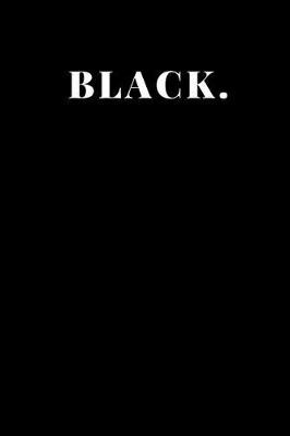 Book cover for Black.