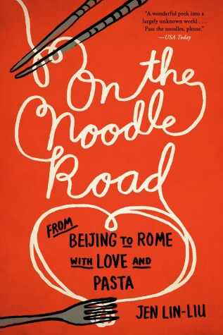 Book cover for On the Noodle Road