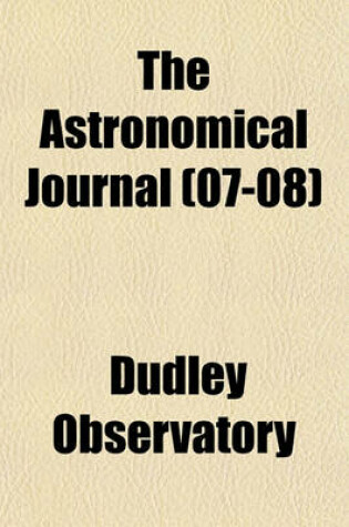 Cover of The Astronomical Journal (07-08)