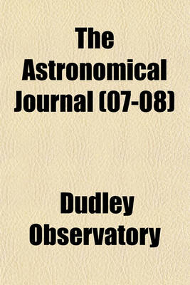 Book cover for The Astronomical Journal (07-08)