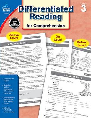 Book cover for Differentiated Reading for Comprehension, Grade 3