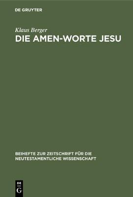 Book cover for Die Amen-Worte Jesu