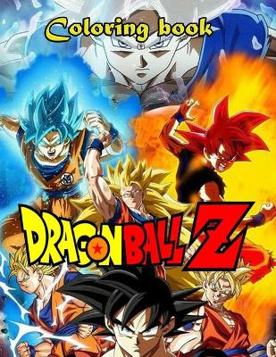 Book cover for Dragon Ball Z Coloring Book