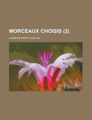 Book cover for Morceaux Choisis (2)