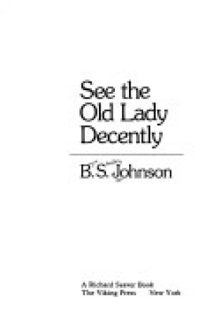 Cover of See the Old Lady