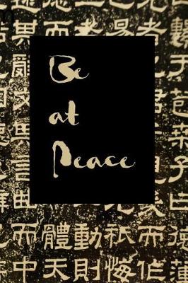 Book cover for Be at Peace