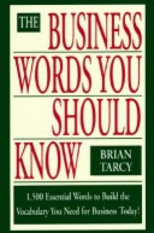 Cover of The Business Words You Should Know