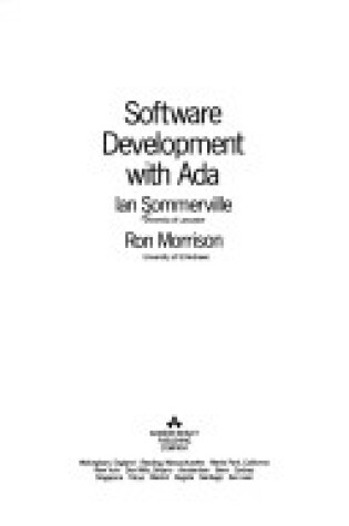 Cover of Software Development with ADA