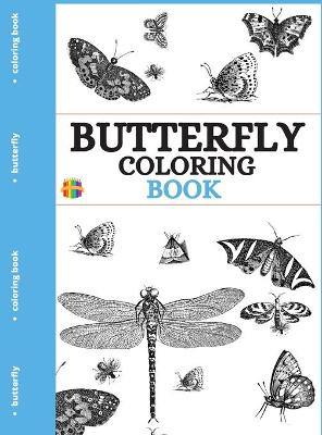 Book cover for Butterfly Coloring Book