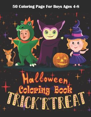 Book cover for Trick'R'Treat Halloween Coloring Book