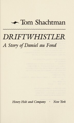 Book cover for Driftwhistler