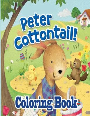 Book cover for Peter Cottontail Coloring Book