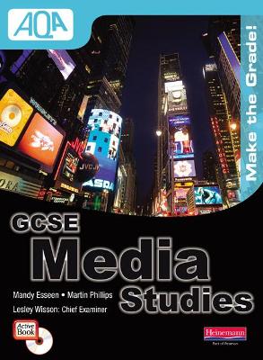 Book cover for AQA GCSE Media Studies Student Book with ActiveBook CD-ROM