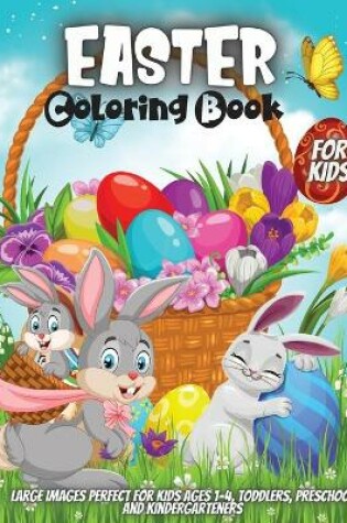 Cover of Easter Coloring Book For Kids