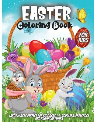 Book cover for Easter Coloring Book For Kids