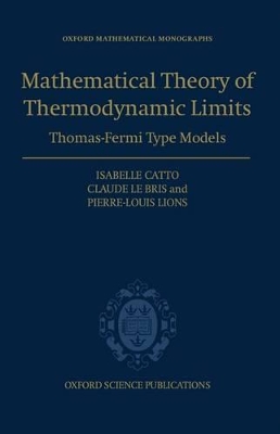 Book cover for Mathematical Theory of Thermodynamic Limits