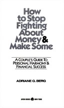 Book cover for How to Stop Fighting about Money and Make Some