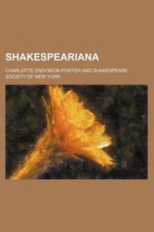 Cover of Shakespeariana (Volume 3)