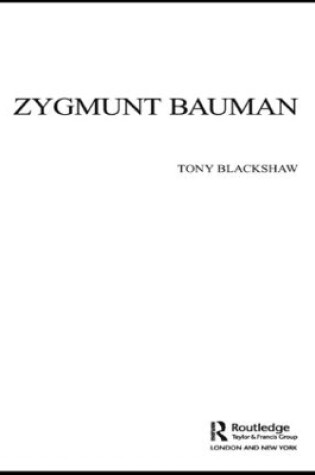 Cover of Zygmunt Bauman