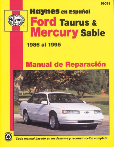 Book cover for Ford Taurus & Mercury Sable 1986 Al 1995