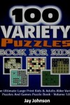 Book cover for Variety Puzzle Book for kids