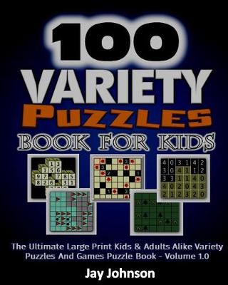 Book cover for Variety Puzzle Book for kids