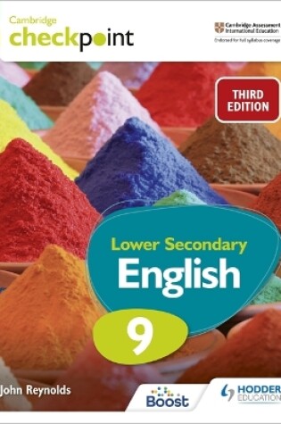 Cover of Cambridge Checkpoint Lower Secondary English Student's Book 9 Third Edition