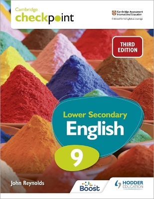 Book cover for Cambridge Checkpoint Lower Secondary English Student's Book 9 Third Edition
