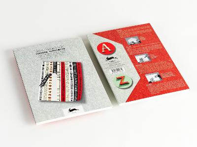 Book cover for Vintage Alphabets: Label & Sticker Book