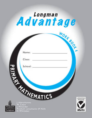 Book cover for Advantage Primary Maths Workbook 4 Nigeria