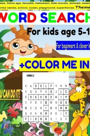 Cover of Themed Word Search for kids age 5-10