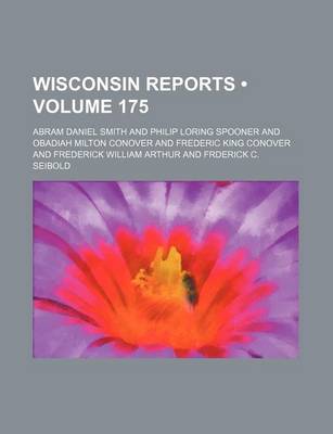 Book cover for Wisconsin Reports (Volume 175)