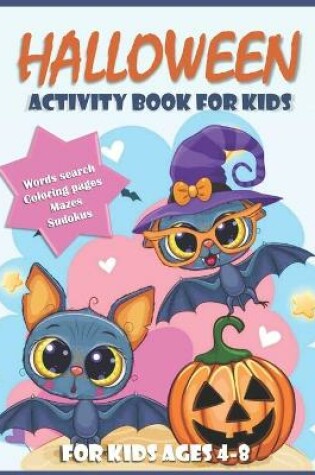 Cover of Halloween Activity Book For Kids