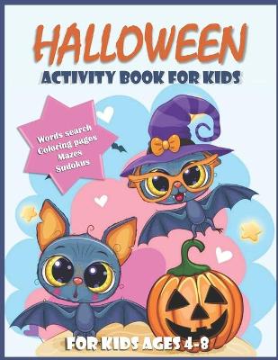 Book cover for Halloween Activity Book For Kids