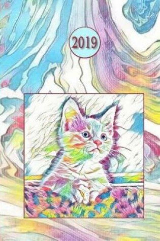 Cover of 2019 Planner; Kitten Opal