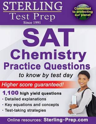 Cover of Sterling Test Prep SAT Chemistry Practice Questions