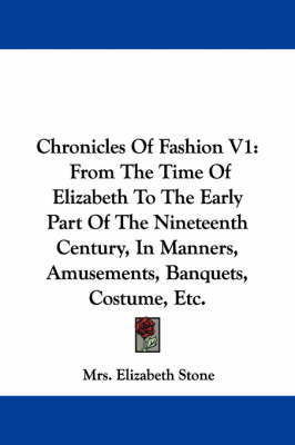 Book cover for Chronicles of Fashion V1