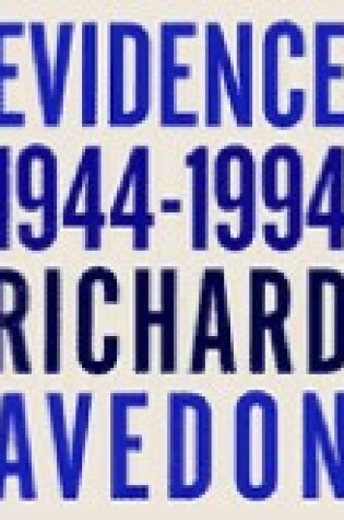 Cover of Evidence: 1944-1994