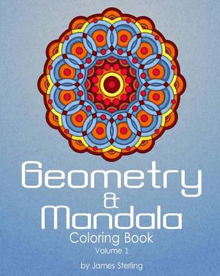 Book cover for Geometry & Mandala Coloring Book