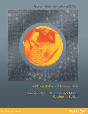 Book cover for Politics in States and Communities Pearson New International Edition, plus MyPoliSciLab without eText