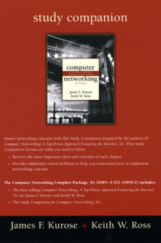 Cover of Study Companion for Computer Networking