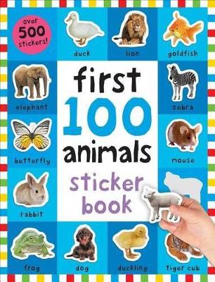 Book cover for First 100 Stickers: Animals