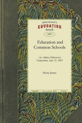 Book cover for Education and Common Schools