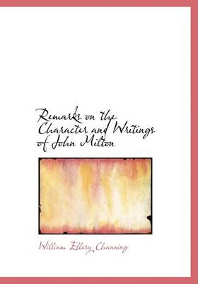 Book cover for Remarks on the Character and Writings of John Milton