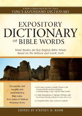 Cover of Expository Dictionary of Bible Words