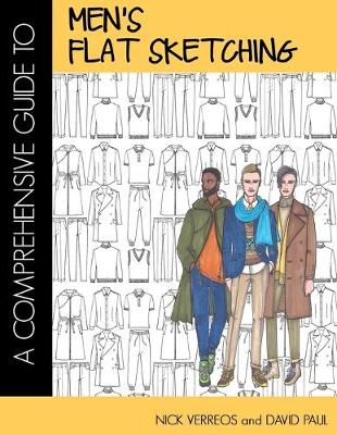 Book cover for A Comprehensive Guide To Men's Flat Sketching