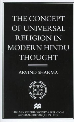 Book cover for The Concept of Universal Religion in Modern Hindu Thought